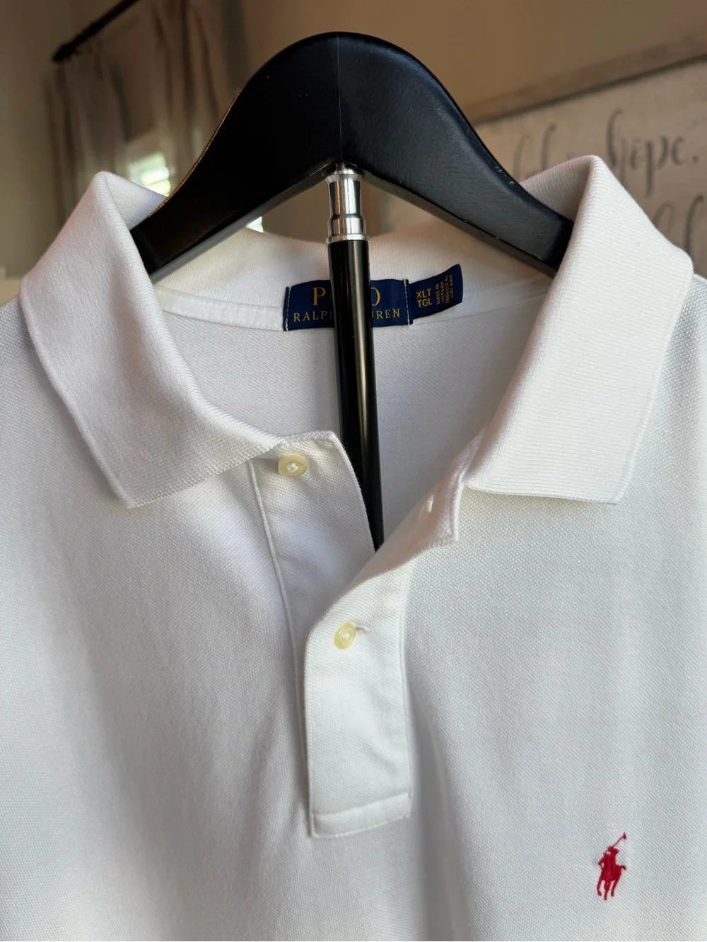 Polo by Ralph Lauren White Polo with Red Pony